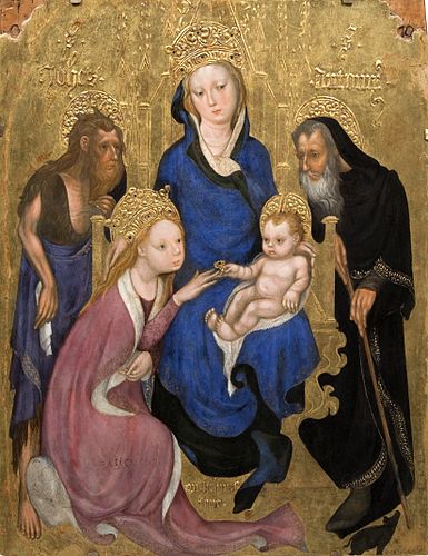 Mystical Marriage of Saint Catherine (Michelino da Besozzo)